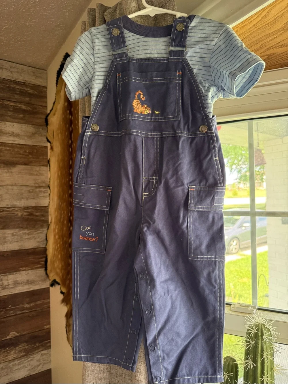 Vintage Winnie the Pooh tigger overall outfit  disney